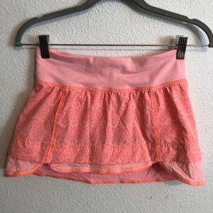 Pink lululemon iviva skirt